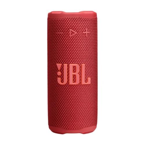 JBL Grip – głośnik Bluetooth z JBL Pro Sound i AI Sound Boost, do 14 h odtwarzania, wodoodporny i pyłoszczelny (IP68), z oświetleniem ambientowym, Auracast, aplikacja JBL Portable, czerwony