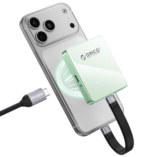 Tijdelijke aanbieding: ORICO Magnetische M.2 NVMe SSD Hoes voor iPhone 15/16/17 Pro - USB-C 3.2 Gen2 10Gbps, 4K ProRes opname, PD 100W, SSD 2230/2242 2TB - AP42P (groen) van 29.99 € naar 29.99 € (0.00% korting)