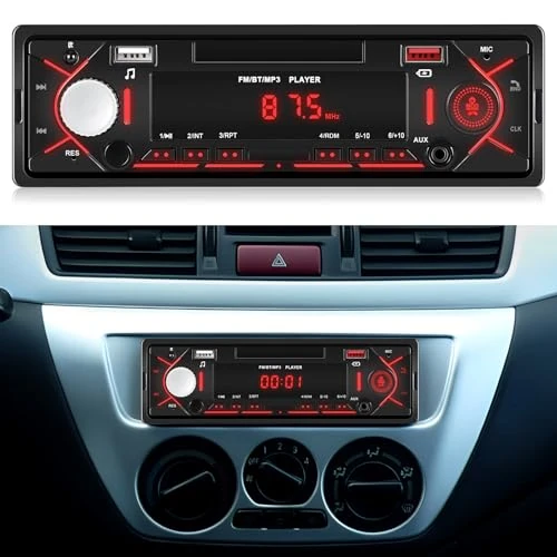 Offerta a tempo: Ohradio Autoradio 1 DIN Bluetooth 5.0 FM USB SD AUX MP3 - 33% da 29.99 € a 19.98 €