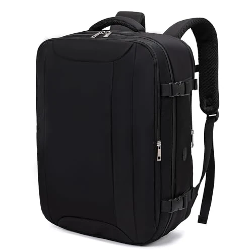 Hayayu Bagage Cabine 40x30x20 Sac À Dos Voyage Cabine Avion 24L Sac 40x30x20 Bagage a Main avec Compartiment Séparé pour Ordinateur Portable 14 Pouces avec Pochette Antivol