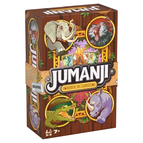 Offerta a tempo: Jumanji, Versione Gioco Di Carte Strategico, Giochi da Tavolo, 7+ Anni - 16% da 11.90 € a 9.99 €