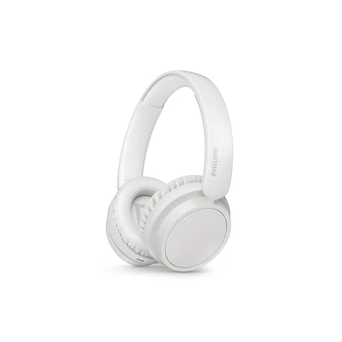 Offerta a tempo: Philips TAH5219WT/00 Cuffie Bluetooth Wireless On‑Ear Leggere – Fino a 65 ore di autonomia, suono naturale, chiamate nitide, bassi dinamici, ricarica USB‑C 2 ore, custodia morbida – Bianco - 22% da 31.95 € a 24.99 €