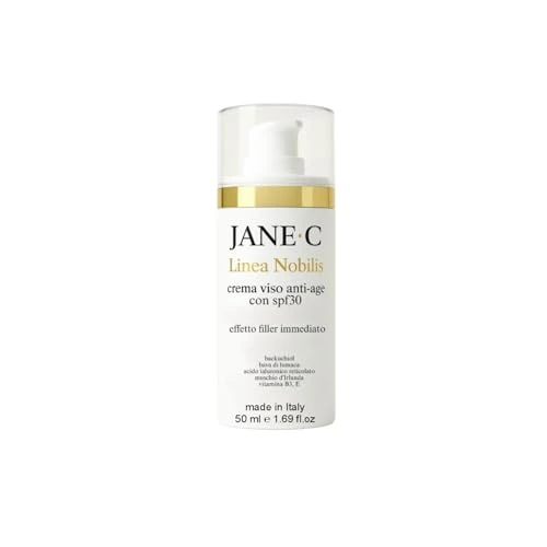 Offre limitée : JANE·C Crème Visage Jour Anti-Âge SPF30 Effet Filler – Inspirée de la K-Beauty, avec Bakuchiol, Bave d’Escargot, Acide Hyaluronique, Algues Rouges – Made in Italy, 50 mL de 63.43 € à 63.43 € (0.00% de remise)