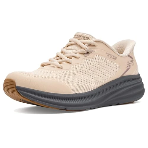 Offerta a tempo: Skechers Donna Bobs Skillz Too Essential Slip-in ALLENATRICE, Natural Gray Knit, 38 EU - 0.00% da 60.99 € a 60.99 €