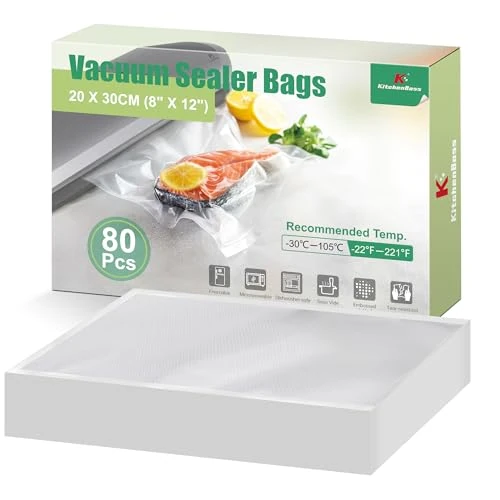 Beperkte aanbieding: KitchenBoss vacuümzakken, 100 zakken 20 x 30 cm van 11.99 EUR naar 11.99 EUR (besparing 0%)