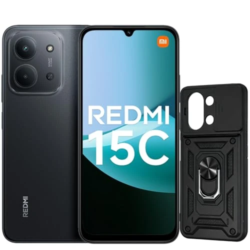 Oferta limitada: XIAOMI Redmi 15C Smartphone 4+256GB Pantalla de 6.9" 120Hz cámara IA de 50MP batería de 6000mAh Carga rápida de 33W procesador Octa-Core Negro(con Funda) de 107.95 EUR a 107.95 EUR (ahorro 0%)