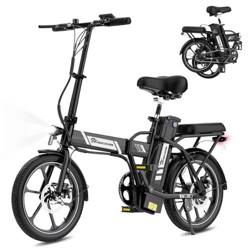 Oferta limitada: EVERCROSS EK5 Bicicleta Eléctrica para Adultos, E-Bike Plegable con Neumático 16" x 2.1", 36V Batería Extraíble Bicicleta de Montaña, hasta 25KM / H, Rango 35-60km, Motor de 250W, Asiento Ajustable de 599.99 EUR a 499.99 EUR (ahorro 17%)