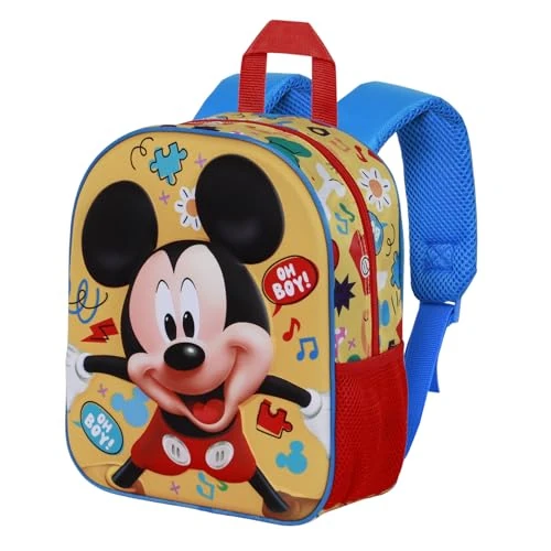 Offre limitée : Disney Mickey Mouse Boy-Sac à Dos 3D Elite, Jaune, 25 x 30 cm, Capacité 7 L de 22.35 € à 22.35 € (0.00% de remise)