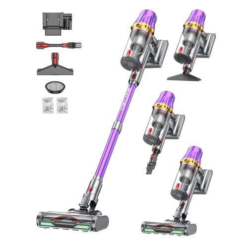 Huhuba Draadloze stofzuiger, led-touchscreen