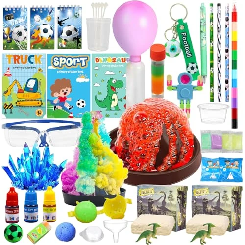 Oferta limitada: Calendario de Adviento Niños 2025, Calendario de Adviento 2025 Experimentos Niños,Set de Papelería,Juguetes, Excavación de Piedras Preciosas,Volcán,Sets Navideños para 6 7 8+ Años de 24.99 EUR a 22.99 EUR (ahorro 8%)