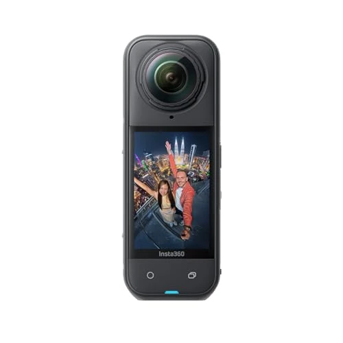 Offerta a tempo: Insta360 X5 -Camera Impermeabile 8K 360º, Superba in Bassa Luce, Effetto Selfie Stick Invisibile, Obiettivi Sostituibili, Autonomia 3 ore, Cover Antivento, Stabilizzazione (Ricondizionato) - 21% da 499.00 € a 395.00 €