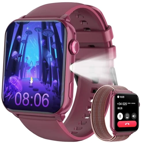 Offerta a tempo: Smartwatch Donna, Orologio Smartwatch Donna con Torcia,Notifiche,Contapassi - 0.00% da 29.99 € a 29.99 €