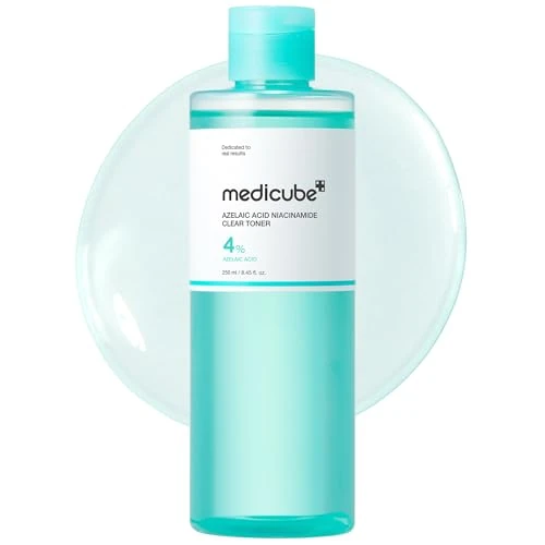 Limited-time offer: medicube Azelaic Acid Niacinamide Clarifying Toner | Troubled Skin Care, Ideal for Purifying & Calming | 4% Azelaic Acid & 2% Niacinamide| Soothing Daily Toner | Korean Skin Care | 8.45 fl.oz from 15.60 £ to 14.20 £ (save 9%)