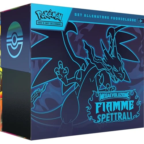 Pokémon: Juego de Entrenador de la expansión Megaevolución – Llamas espeluznantes del Pokémon TCG (una Tarjeta Promocional de tamaño Completo, Nueve Paquetes de expansión y Accesorios Premium)