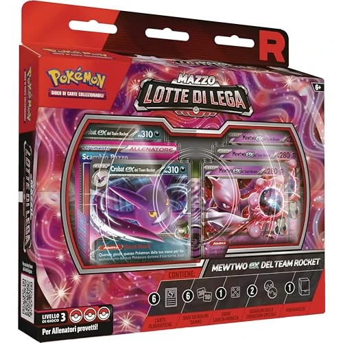 Limited-time offer: Pokémon: Mewtwo-ex Team Rocket GCC League Battle Deck (60 Card Deck Ready to Use) from 51.93 £ to 51.93 £ (save 0.00%)