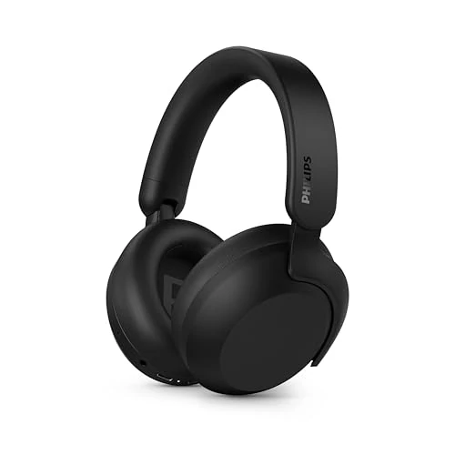 Offerta a tempo: Philips TAH8000EBK/00 Cuffie Bluetooth over-ear wireless – Cancellazione del rumore, 70H di riproduzione, Assistente vocale compatibile, Ideali per viaggiare – Nero - 47% da 149.99 € a 79.00 €