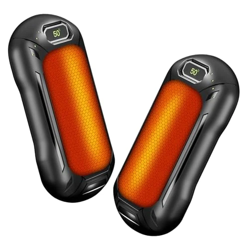 Oferta limitada: Anluomafuy Calentador de Manos Recargable 2 en 1, 6000mAh Batería Calentador Portatil Electrico Calentador Manos de Bolsillo, 3 Niveles de Calor, Calor Rápido, para Ciclismo/Esquí/Acampada de 9.99 € a 9.99 € (ahorro 0.00%)