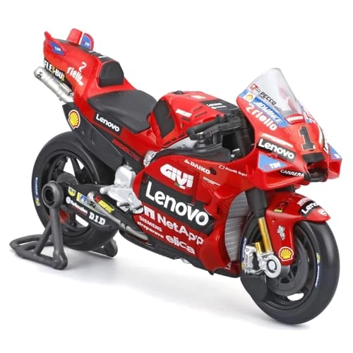 Offerta a tempo: Maisto - Ducati Lenovo Team 2024 Bagnaia #1, Scala 1:18, Moto Diecast da Collezione con Dettagli Realistici, Licenza Ufficiale Ducati, Replica MotoGP Francesco Bagnaia, Età Consigliata 3+ Anni - 0.00% da 20.00 € a 20.00 €