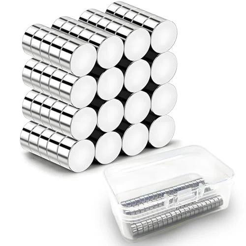 Offerta a tempo: NXPUXP 80 Pezzi Magneti Neodimio,6 x 3 mm Calamita Rotondo Calamite Potenti,Calamite per Lavagna Magnetica,Frigo,Artigianato,Decorazioni - 40% da 9.99 € a 5.99 €