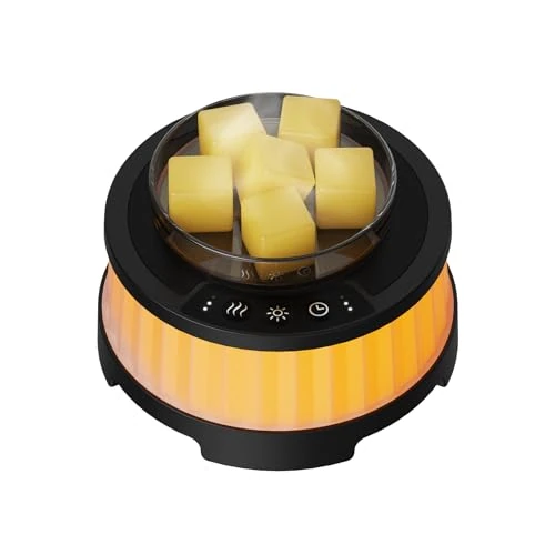 Offre limitee: Chauffe Tasse, Chauffe cire, Chauffeur de tasse avec 7 couleurs LED changer de lumière, Arrêt Automatique, Chauffe-Bougie Intelligent avec 3 réglages de température, Chauffe-Boisson électrique de 28.99 EUR a 24.99 EUR (economie 14%)