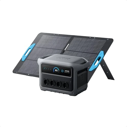 Offerta a tempo: Anker SOLIX C1000 Gen 2 stazione di energia portatile con pannello solare da 100W, generatore solare da 2000W (picco 3000W), ricarica completa in 49 minuti, batteria LiFePO4 da 1024Wh per backup domes - 45% da 1258.00 € a 689.99 €