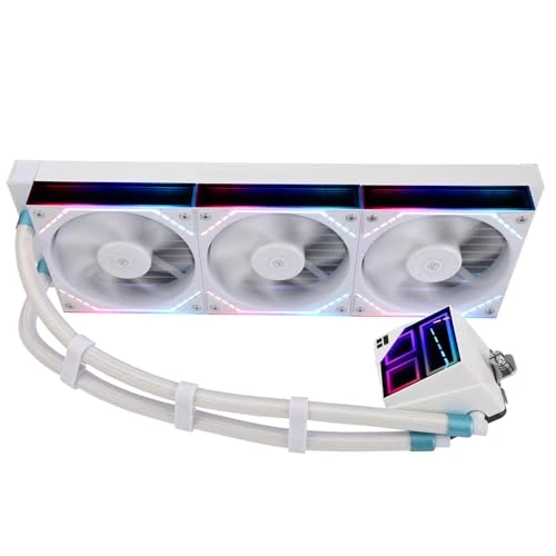 Offerta a tempo: TR-Thermalright Frozen Infinity 360 Bianco Liquido CPU Radiatore, Radiatore Aio 360mm con Effetto Luce Infinity Mirror, 2000RPM, per AMD AM4/AM5, Intel LGA1851/1700/1150/1151 - 19% da 60.90 € a 49.18 €