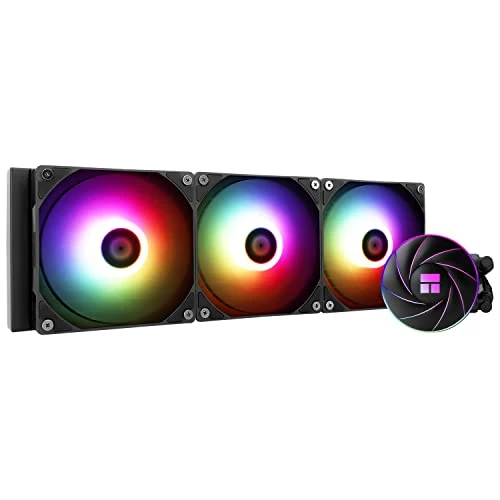 Offerta a tempo: TR-Thermalright AQUA ELITE 360 ARGB Radiatore liquido per CPU Aio,360mm,3 ventole PWM Low Noise-ARGB,per AM4/AM5,Intel LGA1851/1700/115x/1200/2011(Nero) - 5% da 55.90 € a 53.10 €