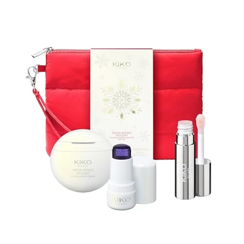 Offerta a tempo: KIKO Milano Snow-Kissed Holiday Mountain Mates Skincare Gift Set, Gift Set Skincare: Crema Mani, Stick Viso Spf 50 E Maschera Labbra - 50% da 26.99 € a 13.50 €