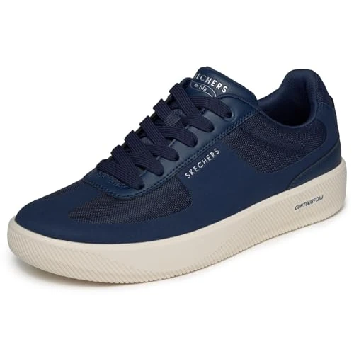 Oferta limitada: Skechers Arch Fit Court Break Cómodo Comfort, Zapatillas de Deporte Hombre, Azul Marino Microfibra Duraleather, 42.5 EU de 74.95 € a 74.95 € (ahorro 0.00%)