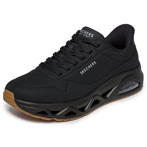 Oferta limitada: Skechers Hombre Uno Glide-Step Glide On Air Slip-In Entrenador, Black Durabuck, 42.5 EU de 99.95 € a 71.79 € (ahorro 28%)