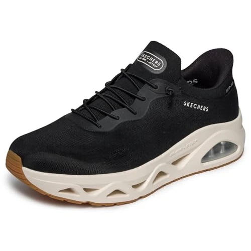 Limited-time offer: Skechers Men's Uno Glide-Step Air Gliders Trainer, Black/White, 10.5 UK from 89.00 £ to 74.99 £ (save 16%)