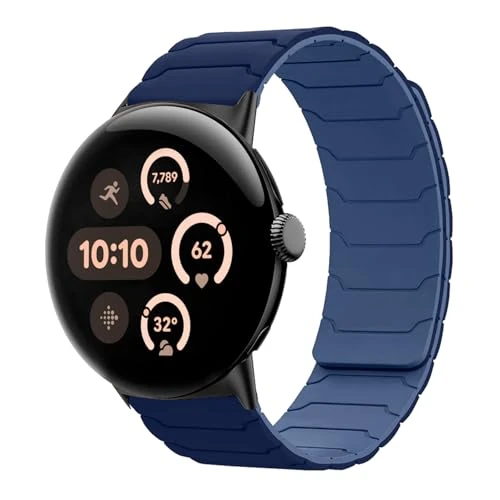 Oferta ograniczona: Silikonowy pasek do Google Pixel Watch 4 41 mm/ Pixel Watch 3, 2, 1, pasek magnetyczny, miękki, wygodny sportowy pasek do google pixel watch 4, 41 mm z 15.99 EUR na 11.99 EUR (znizka 25%)