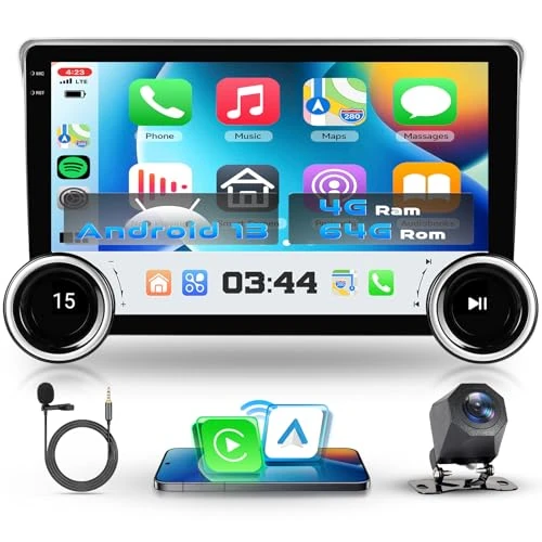 Offre limitée : VECHTEL 4G+64G Android 15 Autoradio 2 Din avec Carplay Android Auto sans Fil, Autoradio Carplay à Écran Tactile de 10.1'' avec Bluetooth Radio FM/AM/RDS Double Boutons GPS Wi-Fi Lien Miroir USB Caméra de 39.99 € à 39.99 € (0.00% de remise)