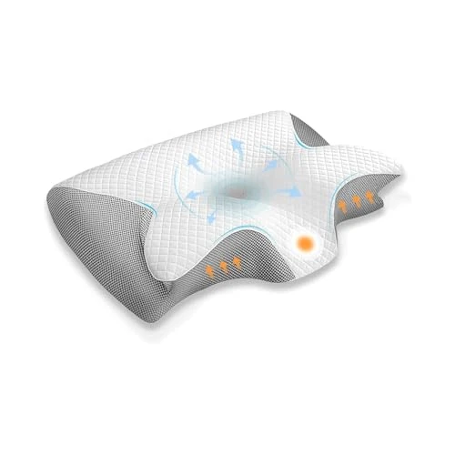 Offre limitee: JINER Oreiller Coussin Memoire de Forme, Oreiller Ergonomique Cervical,Oreillers Respirant, Adapté pour Ceux Qui Dorment sur Le Côté, sur Le Dos ou sur Le Ventre de 39.99 EUR a 39.99 EUR (economie 0%)