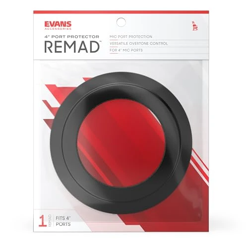 Offerta a tempo: Evans Remad, protezione foro porta per grancassa, 10,2 cm - 0.00% da 12.90 € a 12.90 €