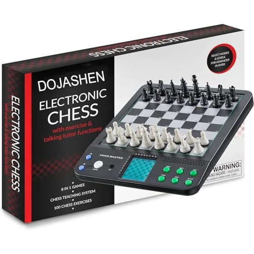 Ajedrez electrónico, inteligente con sistema de ajedrez computarizado e iluminación sensorial LED, el compañero ideal para entrenamiento y entretenimiento perfecto de principiante a experto