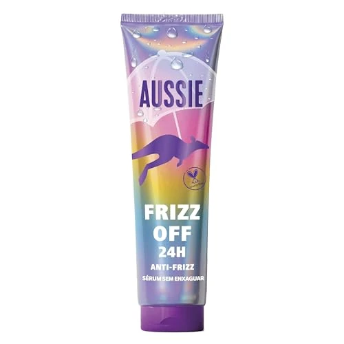 Sérum Sin Aclarado Anti-Frizz 24H de Aussie 160ml. Mantiene a raya el encrespamiento y la humedad. Hidrata, suaviza y también protege el pelo del calor