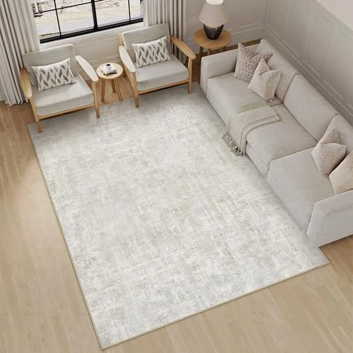 Offerta a tempo: PureCozy Tappeto Salotto Tappeti 160x230cm Beige Lavabile in Lavatrice Antiscivolo Moderno Astratto Naturale Grande Carpet Cameretta Scendiletto Camera da Letto Ufficio Pelo Corto - 38% da 79.99 € a 49.39 €