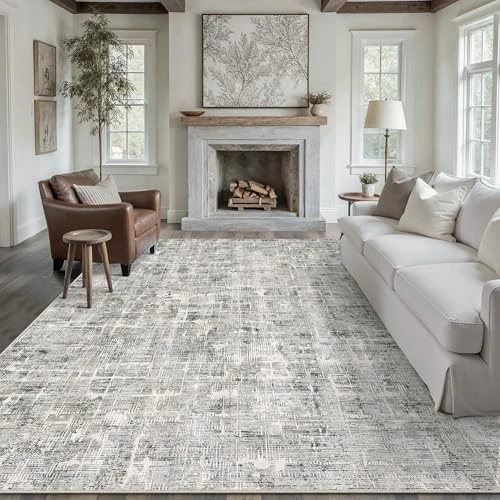 Oferta limitada: PureCozy Gris Alfombra Salon 200x300cm Habitacion Grandes Alfombras Moderna Antideslizante Lavable Lavadora Abstractas Carpete Dormitorio Sala Comedor Pie Cama Pelo Corto Carpet de 119.99 € a 119.99 € (ahorro 0.00%)