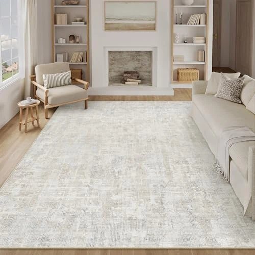 Offerta a tempo: PureCozy Tappeto Salotto Tappeti 200x300cm Beige Lavabile in Lavatrice Antiscivolo Moderno Astratto Naturale Grande Carpet Cameretta Scendiletto Camera da Letto Ufficio Pelo Corto - 43% da 119.99 € a 68.22 €