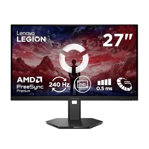 Offerta a tempo: Lenovo Legion 27-15 | 27" Monitor Gaming IPS Full HD | 240Hz | 0.5 ms | DP 1.4, 2x HDMI 2.1 | AMD FreeSync Premium | Regolabile | VESA 100x100 - 22% da 179.00 € a 139.99 €