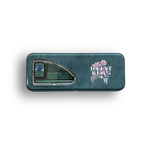 Offerta a tempo: Pigna x Bridgerton,set scrittura (2 matite,1 temperino,1 gomma ed 1 righello),kit stationery,confezionato in scatola di latta - 15% da 9.90 € a 8.45 €