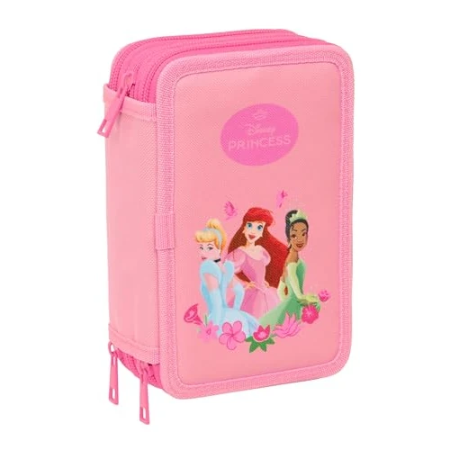 Zeitlich begrenztes Angebot: Princesas Schulmäppchen mit 37 Utensilien, Kinderetui, ideal für Kinder von 5 bis 14 Jahren, bequem und vielseitig, Qualität und Widerstandsfähigkeit, 12,5 x 5,5 x 19,5 cm von 7.43 € auf 7.43 € (0.00% Rabatt)