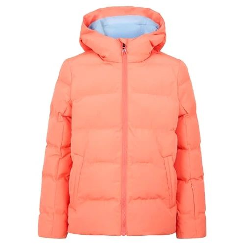 Zeitlich begrenztes Angebot: Ziener Mädchen AMANI-Z Ski-Jacke/Winterjacke | warm, atmungsaktiv, wasserdicht, vibrant peach, 128 von 99.99 € auf 75.40 € (25% Rabatt)
