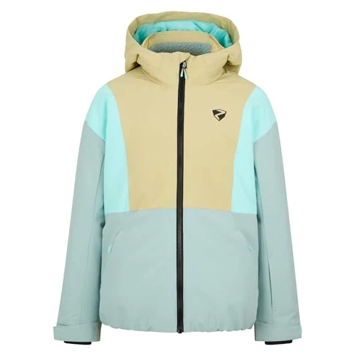 Tijdelijke aanbieding: Ziener ABBE-Z Ski-jack voor kinderen, warm, ademend, waterdicht, dried eucalyptus, 116 van 57.64 EUR naar 57.64 EUR (korting 0%)