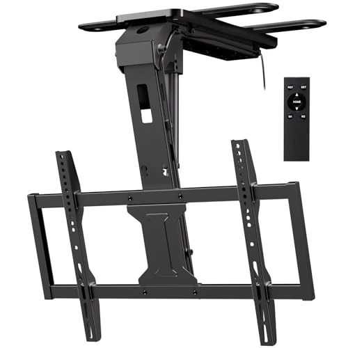 Offre limitée : Support TV Plafond Motorisé 37–75" – Descente Électrique, Télécommande, Charge 45 kg, VESA 600×400mm, Noir de 199.98 € à 199.98 € (0.00% de remise)
