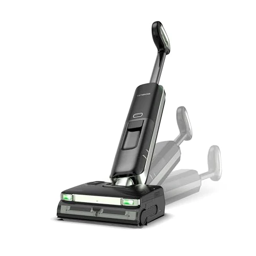 Oferta limitada: Tineco Aspirador en Mojado y seco Floor One S7 Master, raspador StreakFree, Cuerpo Ultrafino de 9,9 cm, succión de 25 kPa, Sistema de autolimpieza FlashDry, luz Verde DustReveal de 150° de 349.00 € a 299.00 € (ahorro 14%)