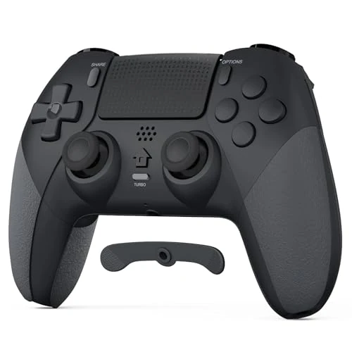 Offre limitée : LATEC Manette pour PS4, Manette sans Fil pour PS4/Pro/Slim avec Programmation Macro, Capteur Gyroscopique 6 Axes, Double Vibration e Pavé Tactile de 26.99 € à 25.64 € (5% de remise)