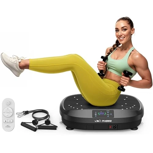 Offerta a tempo: FLYBIRD Pedana Vibrante Dimagrante 2026, Velocità Regolabili 120, Portata 150 kg, Vibrazione ad Alta Intensità, per Tonificare i Muscoli, Perdita di Peso, Allenamento Completo Del Corpo, Piastra - 0.00% da 119.99 € a 119.99 €