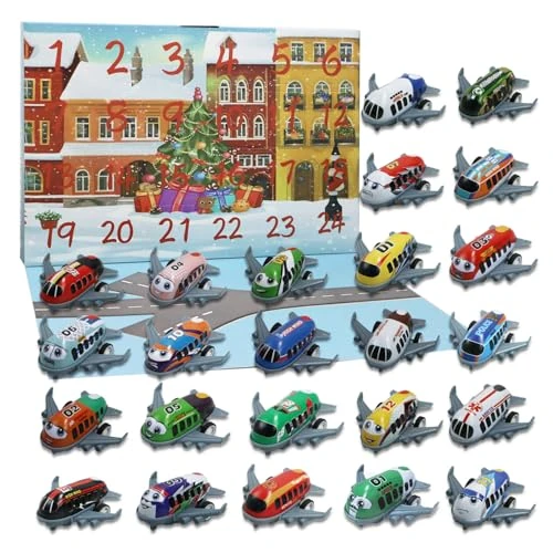 Offerta a tempo: 24 Pezzi Bambino Aereo,Set Aerei Giocattolo di Attrito con Tappetino da Gioco, Collezione Piccola Scala Assortimento di Aeromobili, Regalo e Giocattolo per Bambini 2 3 4 5 6 7 8 9Anni - 26% da 11.99 € a 8.88 €